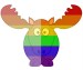 rainbow moose
